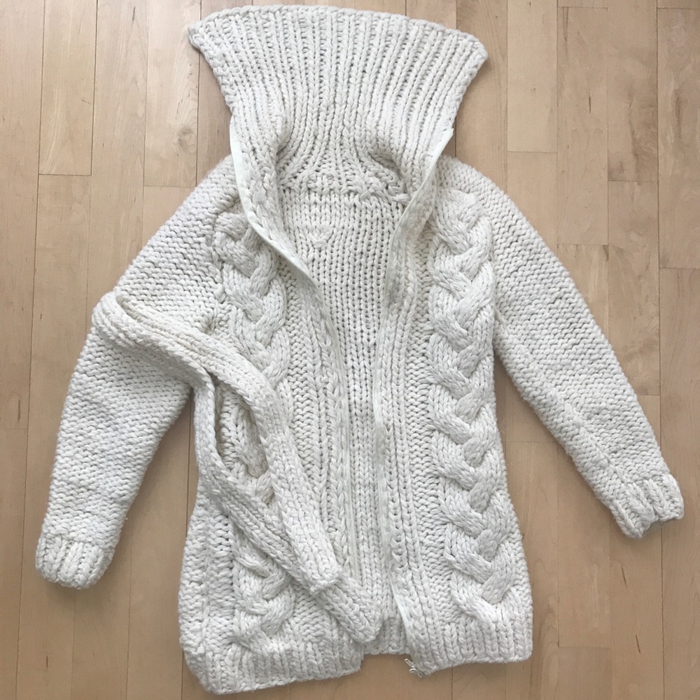 Chunky knit cardigan